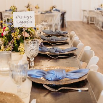 The Painted Table - Farmhouse table set up - Caterers Near Me - Fresno, California The Painted Table - Farmhouse table set up - Caterers Near Me - Fresno, California