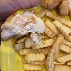 El Agave - Raw chicken tender, documenting in case my child gets sick