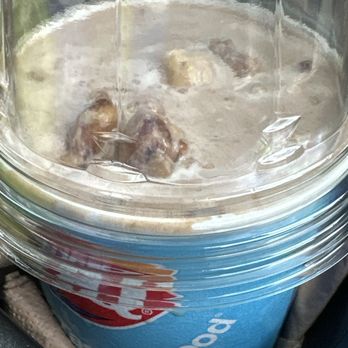 Dairy Queen Grill & Chill - My soupy chocolate chip cookie dough blizzard - Fast Food Near Me - Sidney, Ohio Dairy Queen Grill & Chill - My soupy chocolate chip cookie dough blizzard - Fast Food Near Me - Sidney, Ohio