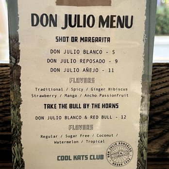 Taco Kat - Don julio menu - Tacos Near Me - Orlando, Florida Taco Kat - Don julio menu - Tacos Near Me - Orlando, Florida