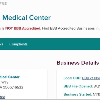 Marshall - Not BBB Accredited - Medical Centers Near Me - Placerville, California