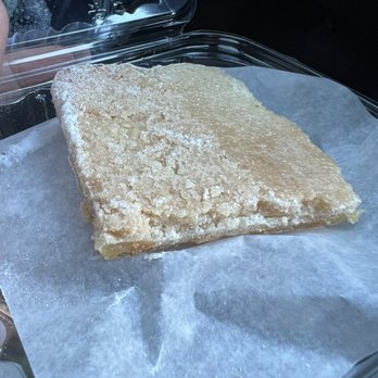 Carrot Tree Kitchens - Lemon bar side view  can't get any thinner - Breakfast & Brunch Near Me - Williamsburg, Virginia