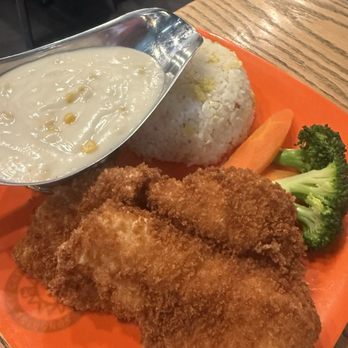 Sunshine HK Cafe - Cream of corn fish fillet with fried rice - Chinese Near Me - San Carlos, California Sunshine HK Cafe - Cream of corn fish fillet with fried rice - Chinese Near Me - San Carlos, California