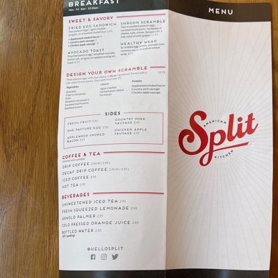 Split by null