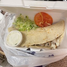 Chicken Quesillo Quesadilla