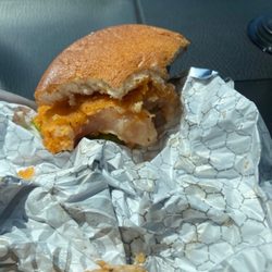 Wendy's - Raw chicken sandwhich