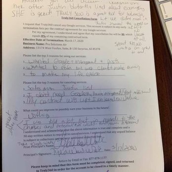 Truly360 Virtual Tours & Marketing Agency - Cancelled 03/2020 after having them do nothing the salesman said the would do, as well as overcharging $25.00 for 1 business. - Marketing Near Me