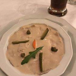 Monaco Ristorante - Schinkencapatschio mit einer himmlischen Souce