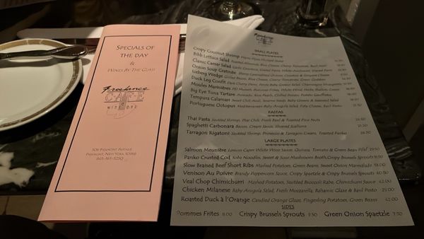 Menu photo 1 Freelance Cafe & Wine Bar Piermont, NY Menu photo 1 Freelance Cafe & Wine Bar Piermont, NY