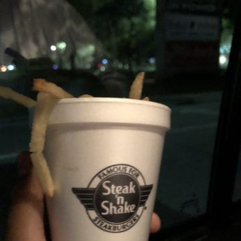 Steak ’n Shake - Fries in a soda cup like WTF - Burgers Near Me - Stuart, Florida