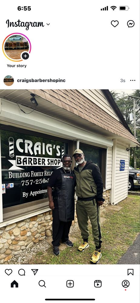 Craig's Barber Shop Logo