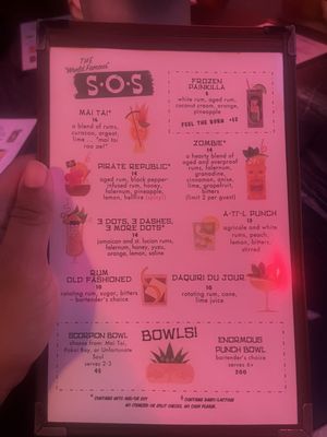 Menu photo 3 The SOS Tiki Bar Decatur, GA