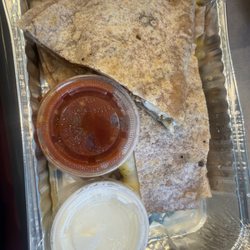 Chicken and cheese quesadilla