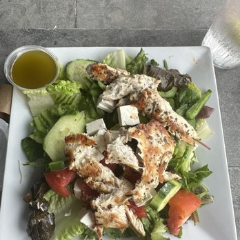 Mermaids Restaurant - Greek salad with grilled chicken - Seafood Near Me - Cape May, New Jersey Mermaids Restaurant - Greek salad with grilled chicken - Seafood Near Me - Cape May, New Jersey