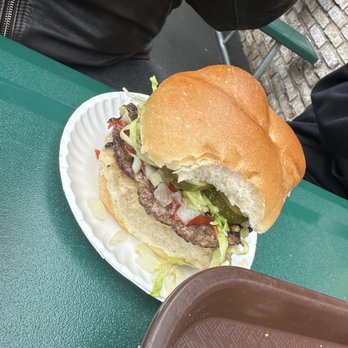Schaller's Drive-In - Hamburger w lettuce, onion, ketchup, picklez - Burgers Near Me - Rochester, New York Schaller's Drive-In - Hamburger w lettuce, onion, ketchup, picklez - Burgers Near Me - Rochester, New York