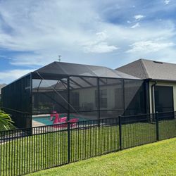 Advanced Aluminum - Swimming pool screen enclosure in Cocoa