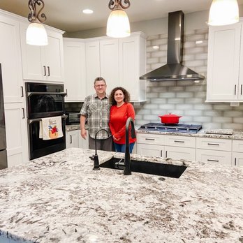 Golden Bexar Cabinet + Design - Happy and satisfied couple! - Cabinetry Near Me - San Antonio, Texas Golden Bexar Cabinet + Design - Happy and satisfied couple! - Cabinetry Near Me - San Antonio, Texas