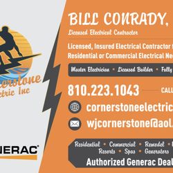 Cornerstone Electric - Business card