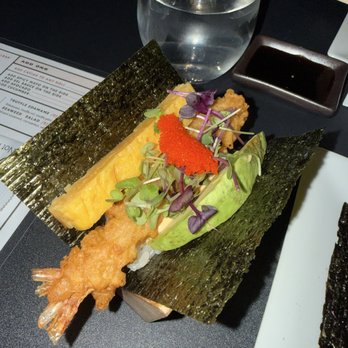Matsunori Handroll Bar - Spicy Shrimp Tempura Handroll - Sushi Bars Near Me - Queens, New York Matsunori Handroll Bar - Spicy Shrimp Tempura Handroll - Sushi Bars Near Me - Queens, New York