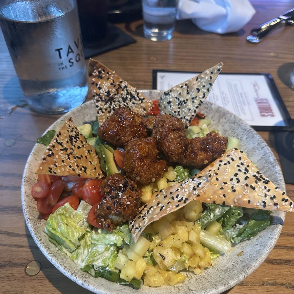 Tavern in the Square - Thai chicken salad - Sports Bars Near Me - Salem, New Hampshire Tavern in the Square - Thai chicken salad - Sports Bars Near Me - Salem, New Hampshire