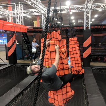 Sky Zone Trampoline Park - New ropes course section - Trampoline Parks Near Me - Doral, Florida
