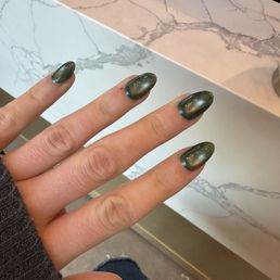 Cat eye nails done by Alex Cat eye nails done by Alex