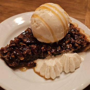The Union Hotel - Pecan Pie, Housemade vanilla Ice cream, caramel drizzle - New American Near Me - Everett, Pennsylvania The Union Hotel - Pecan Pie, Housemade vanilla Ice cream, caramel drizzle - New American Near Me - Everett, Pennsylvania