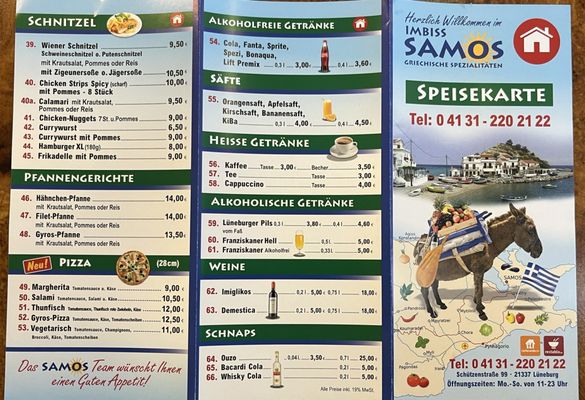 Menu photo 1 Imbiss Samos Lüneburg, NI