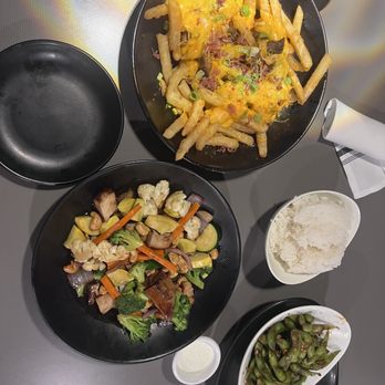 RAW - Fries edamame veggie stir fry - Asian Fusion Near Me - Redding, California