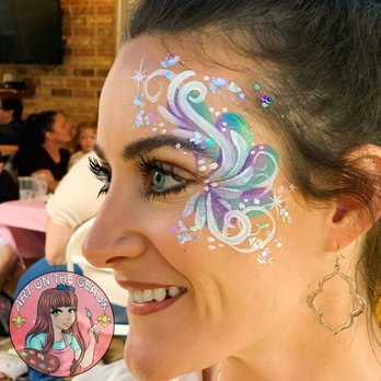 Art on the Geaux - Elegant Swirl Face Paint - Face Painting Near Me - Covington, Louisiana Art on the Geaux - Elegant Swirl Face Paint - Face Painting Near Me - Covington, Louisiana