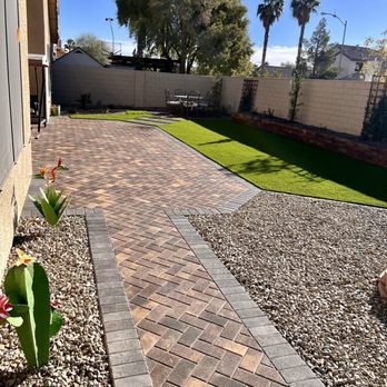2-15 Landscaping - Long view of yard... - Landscaping Near Me - Las Vegas, Nevada
