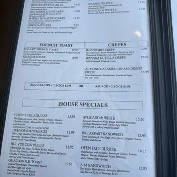 Aragon House Cafe - Menu - Breakfast & Brunch Near Me - Bellflower, California