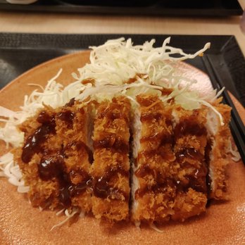 吉豚屋 - Deep fried pork cutlet set, with sauce! - Japanese Curry Near Me - Hong Kong, HK