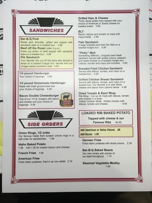 Menu photo 7 Hickory Log Dexter, MO