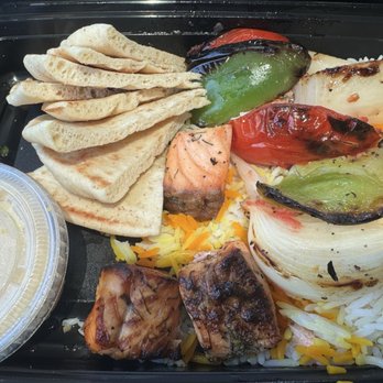 Panini Kabob Grill - Chewy salmon - Mediterranean Near Me - Long Beach, California Panini Kabob Grill - Chewy salmon - Mediterranean Near Me - Long Beach, California
