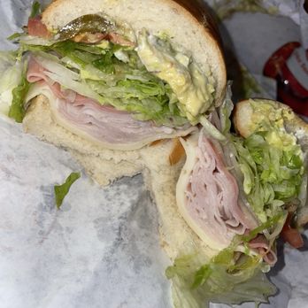 Jersey Mike's Subs - The ##2 Jersey Shore's Favorite "Mikes Way"  Add Jalapeño, Avocado, Mayo, Ranch, Mustard. Replaced the HAM w/ Turkey. - Fast Food Near Me - Los Angeles, California