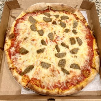 Jersey Pizza - Large pie with meatball. Way too much cheese. Meatballs good. - Pizza Near Me - Annapolis, Maryland Jersey Pizza - Large pie with meatball. Way too much cheese. Meatballs good. - Pizza Near Me - Annapolis, Maryland
