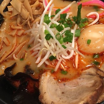 Ramen101 - Tonkotsu Ramen (boiled egg, fish cake, roasted pork, mushroom, sprouts, bamboo shoots) - $9.50 - Ramen Near Me - San Leandro, California Ramen101 - Tonkotsu Ramen (boiled egg, fish cake, roasted pork, mushroom, sprouts, bamboo shoots) - $9.50 - Ramen Near Me - San Leandro, California