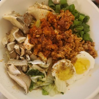 RAMEN-SAN - Before adding broth, spicey Miso - Ramen Near Me - Chicago, Illinois RAMEN-SAN - Before adding broth, spicey Miso - Ramen Near Me - Chicago, Illinois