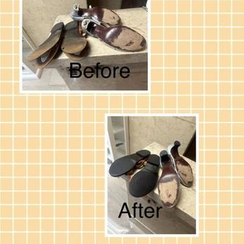 JSR Shoe Repair - Sandals and dance shoes in rough shape before JSR Shoe Repair and then after Romi went to work on them. Both pairs like new. - Shoe Repair Near Me - New York, New York JSR Shoe Repair - Sandals and dance shoes in rough shape before JSR Shoe Repair and then after Romi went to work on them. Both pairs like new. - Shoe Repair Near Me - New York, New York