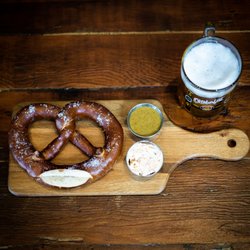 Rasselbock Kitchen & Beer Garden Los Angeles - Bavarian pretzel.