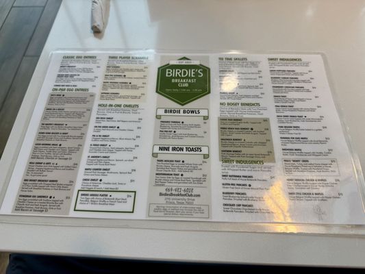Menu photo 7 Birdies Breakfast Club Frisco, TX Menu photo 7 Birdies Breakfast Club Frisco, TX