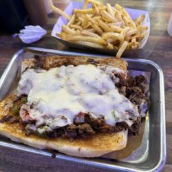 The Lumberyard - Pizza cheesesteak sandwich