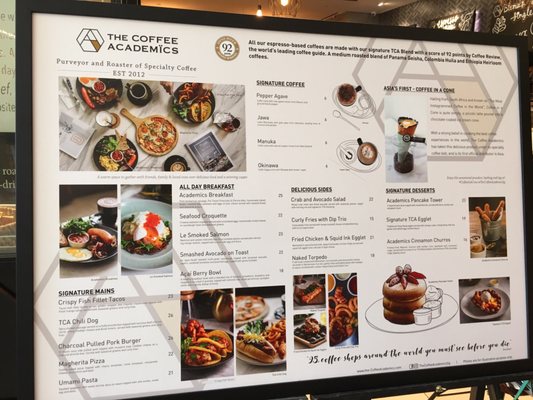 Coffee Academics Menu Coffee Academics Singapore Menu 2021 Updated Allsgpromo