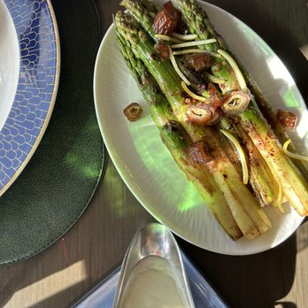 Crown Block - Asparagus side good for two people - Sushi Bars Near Me - Dallas, Texas Crown Block - Asparagus side good for two people - Sushi Bars Near Me - Dallas, Texas