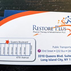 Restore Plus Physical Therapy & Rehabilitation - Biz Card
