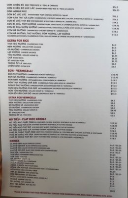 Menu photo 1 Pho Saigon Pasteur Alhambra, CA
