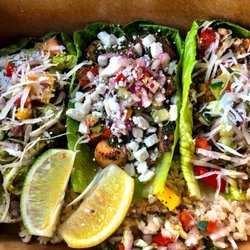 Chicken lettuce cup trio, amazing!!!