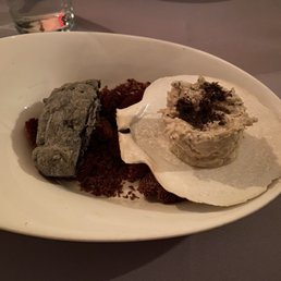 Not a fan of plating that includes a full plate of inedible garnish