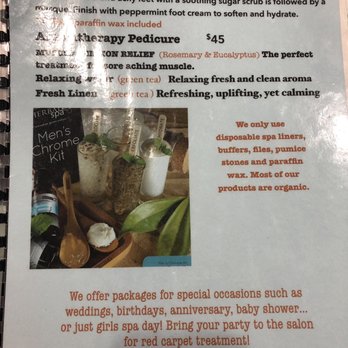 TAJ Nail Bar - Pedicure Menu (April 2019) - Nail Salons Near Me - Swansea, Illinois